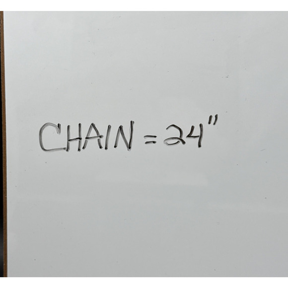 Vintage Sarah Coventry Chain Necklace 24" with added Crucifix Cross Pendant READ - Picture 8 of 8